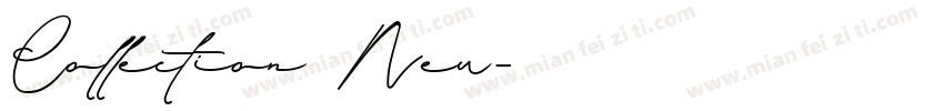 Collection New字体转换
